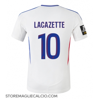 Olympique Lyonnais Alexandre Lacazette #10 Maglia Gara Casa Repliche 2024-25